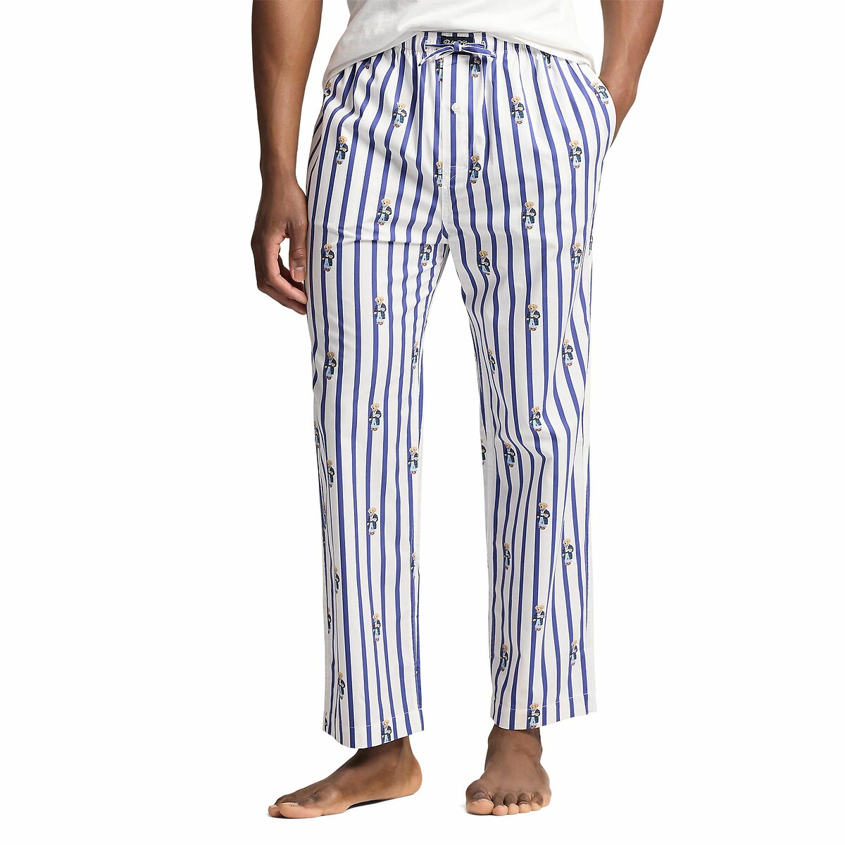 POLO RALPH LAUREN<br>Calças de pijama com franja marcante
