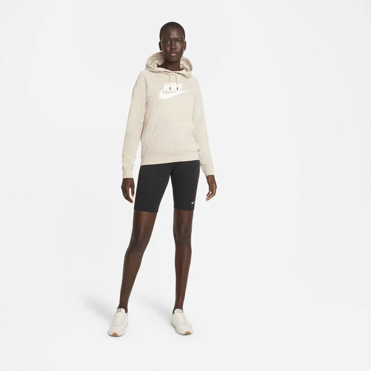 Nike Sportswear Essential Fleece hættetrøje Hvid