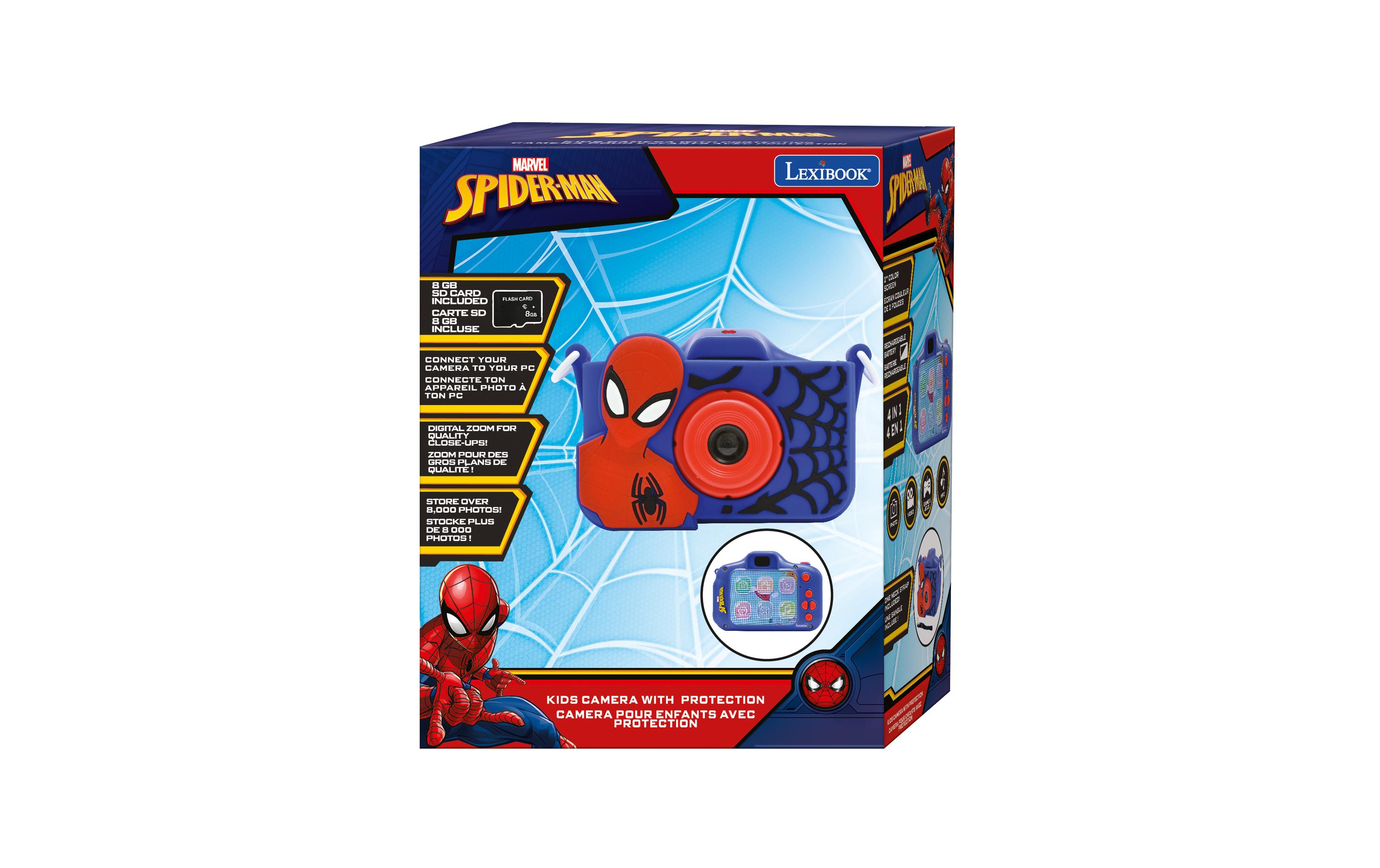 Kinderkamera mit Schutz Spider-ManRobuste Digitalkamera für junge Fotografen