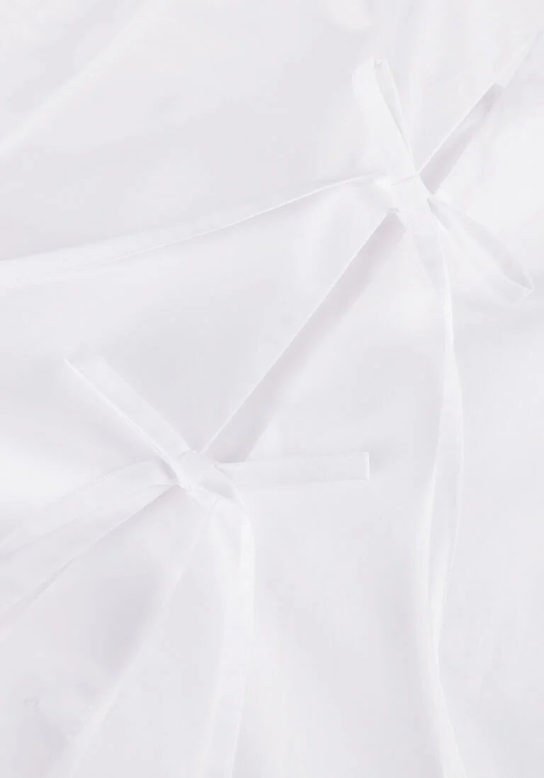 VANILIA witte vanilia blouse poplin laces shirt