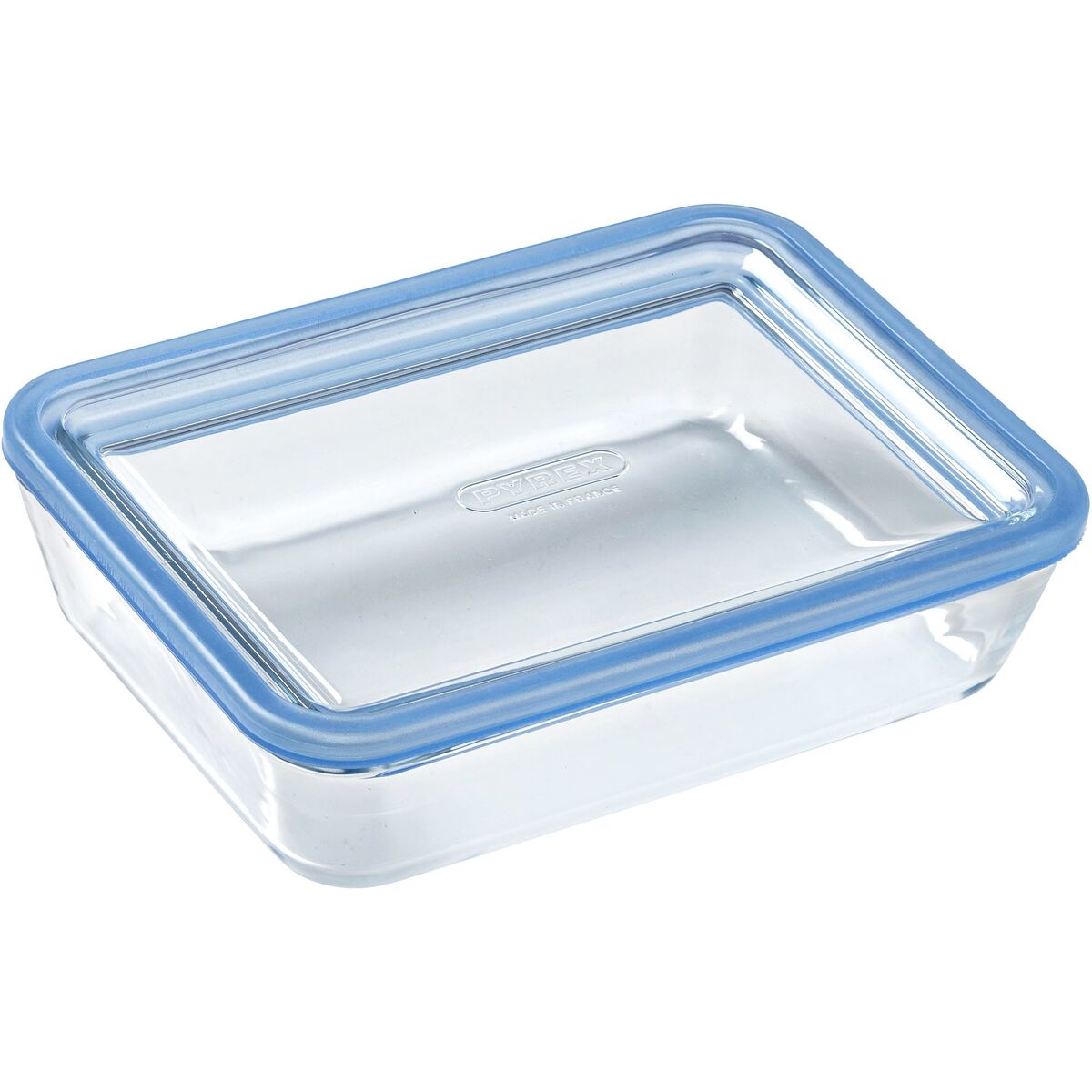Pure Glass ildfast form med glasslokk, rektangulær, 0,8 liter