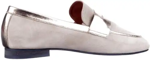 Pip-35 Babouche beige/goud - maat 44 instapper beige/goud - maat 44 Calandschoen