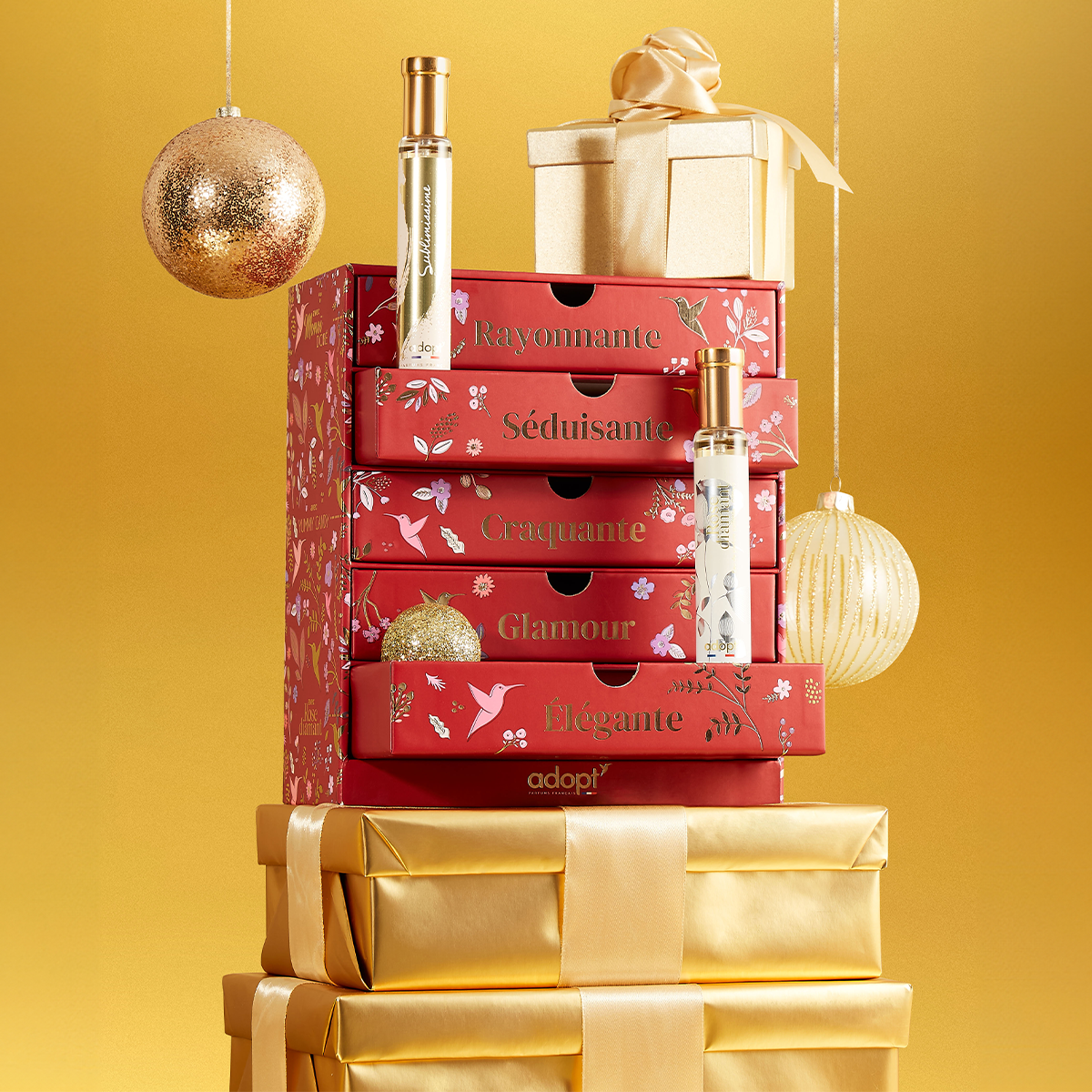 Coffret collector - Coffret 5 eaux de parfum Sublimissime 30ml + Yummy candy 30ml + Golden Queen 30ml + Monoï Doré 30 ml + Rose Diamant 30ml