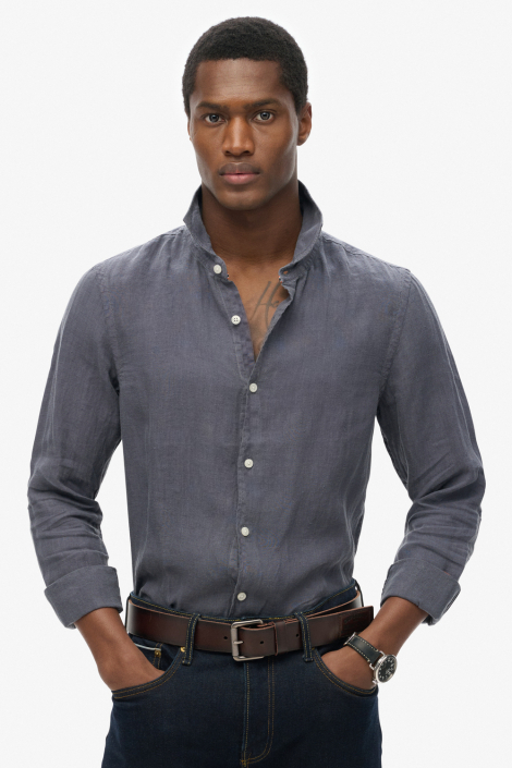 Superdry blauwe heren overhemd