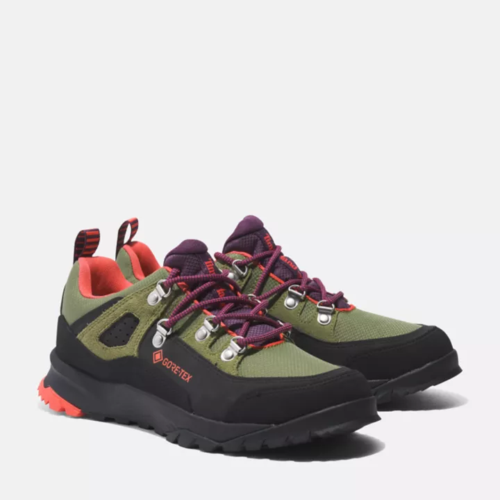 Bottine de randonnée basse en Gore-Tex Lincoln Peak pour femme en vert