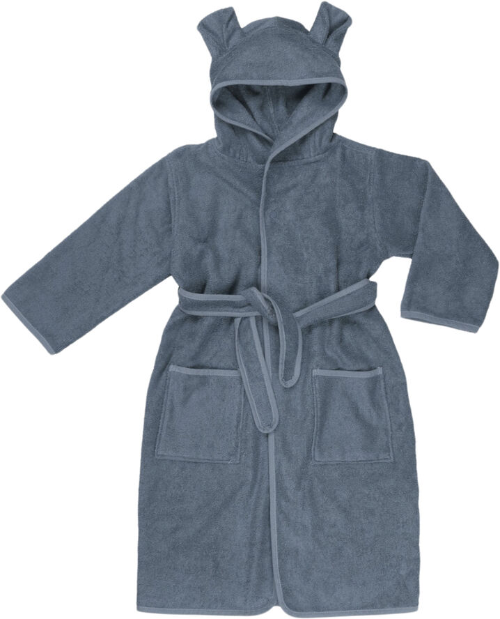 Fabelab Bathrobe - Junior - Bear - Blue Spruce Blue spruce