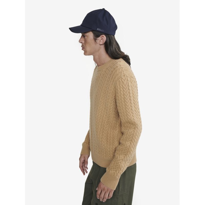 Pull Torsadé Col Rond - Pullover homme
