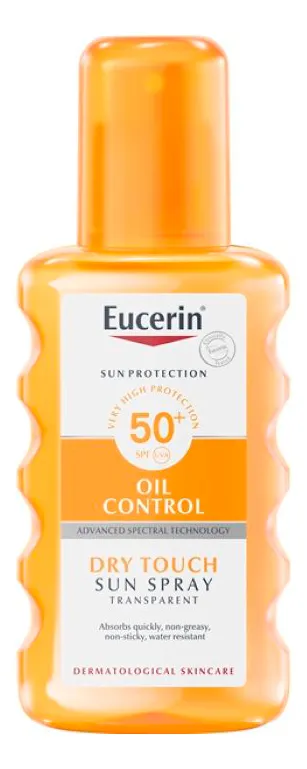 Eucerin Sun Oil Control Transparent Sun Spray SPF50  - 200 ml.