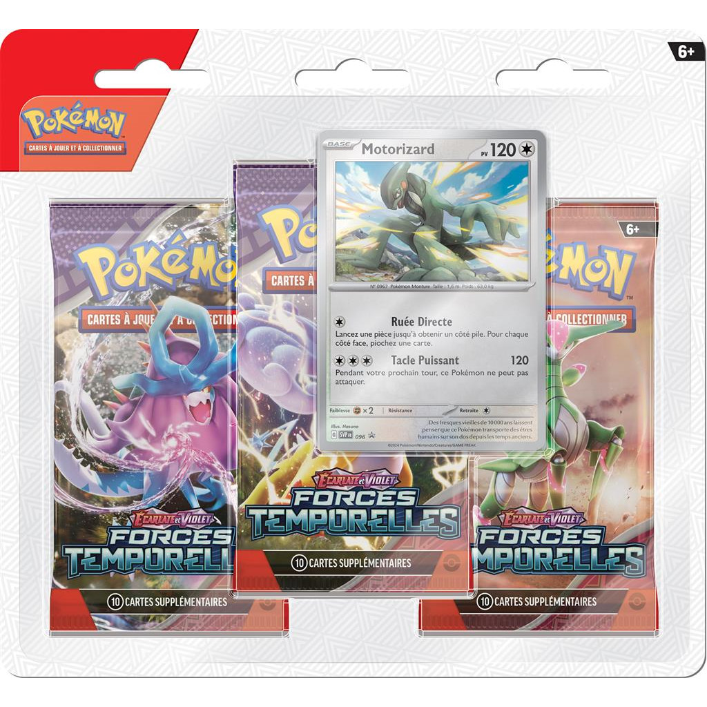 Pokémon EV05 : Pack 3 Boosters - Motorizard