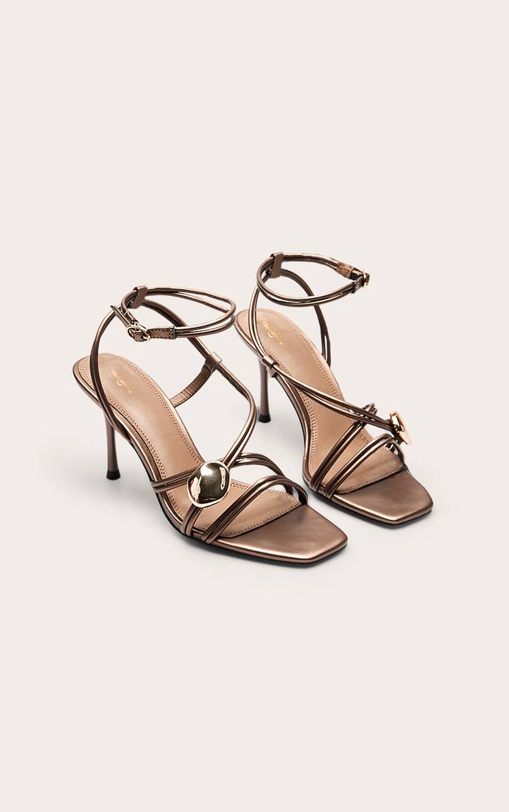 Moka Sandales À Talons En Synthétiquecuir À Brides