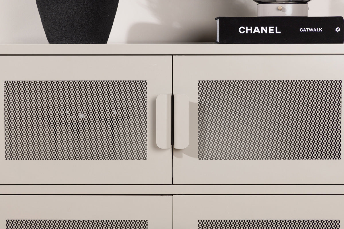 FjÃ´rd - Dressoir Beige 90cm - Metaal - Nett