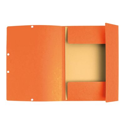 Exacompta Nature Future - 10 Chemises à 3 rabats - A4 - pour 250 feuilles - orange