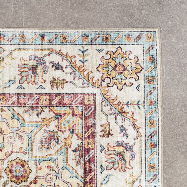 Vintage buitenkleed - Santo Medaillon Lichtblauw