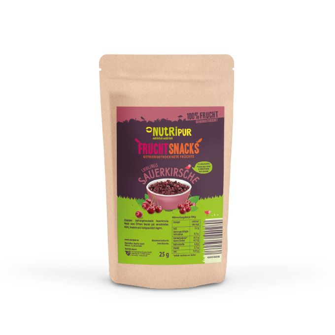 NutriPur gefriergetrocknete Früchte, Sauerkirschen