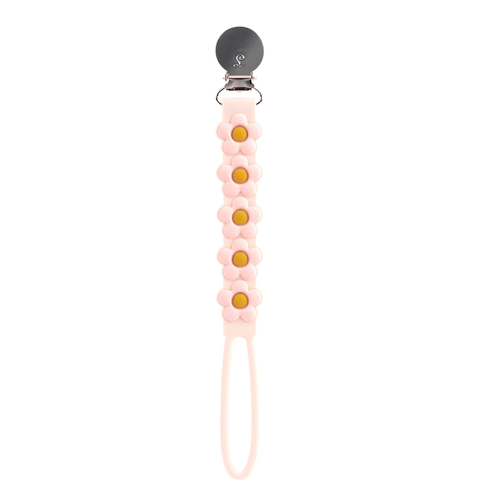 Loulou Lollipop Attache-Suce en Silicone - Marguerite