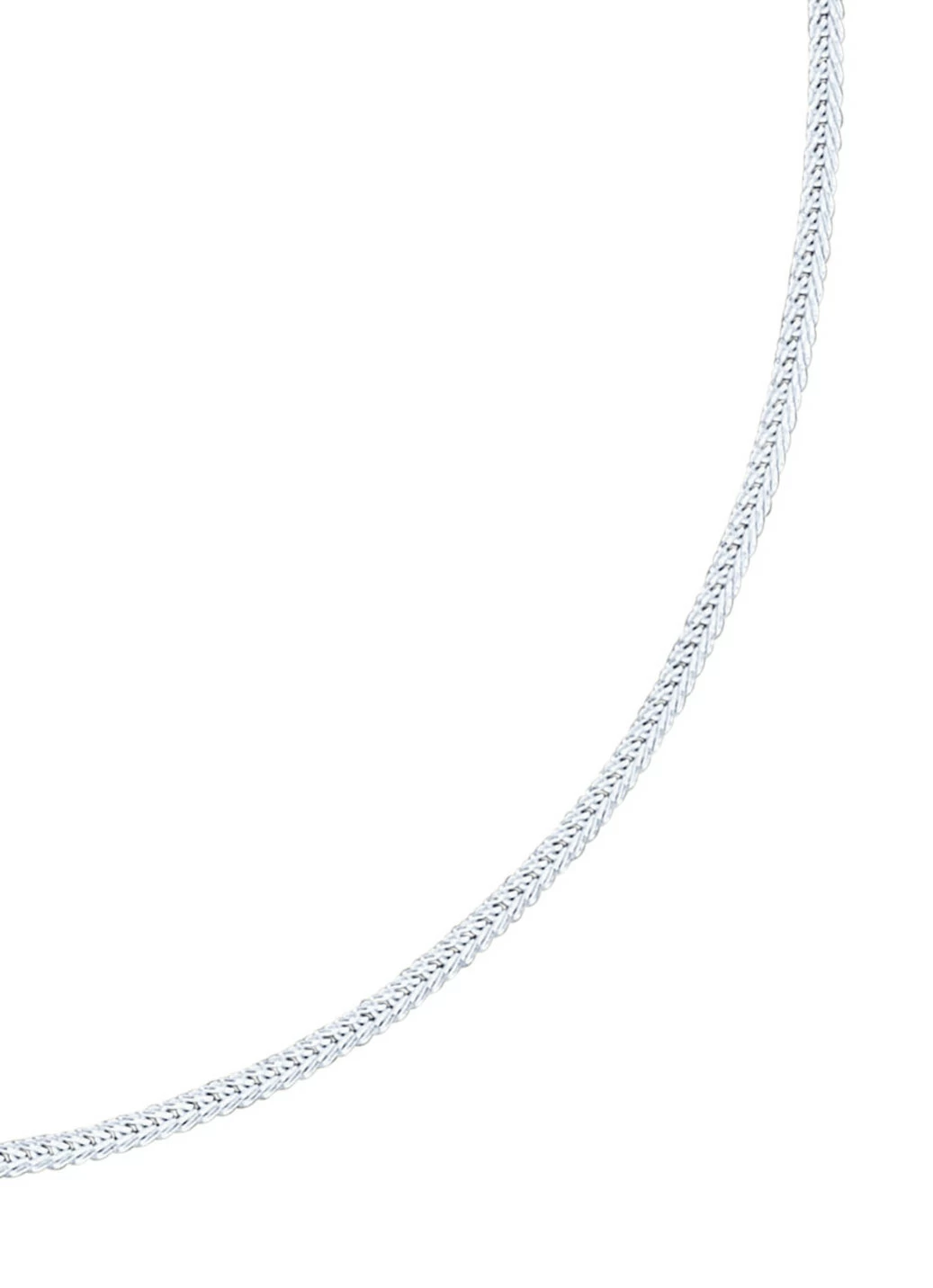 Vierkant-Fuchsschwanzkette aus Silber