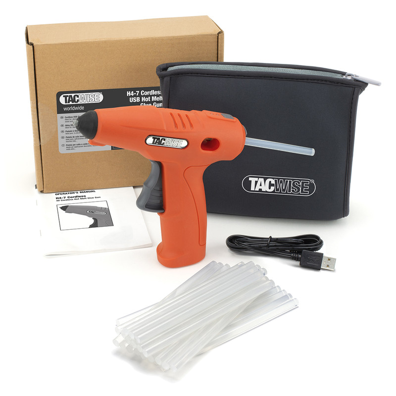 Tacwise H4-7 lijmpistool met 4V accu Inclusief 30 lijmsticks