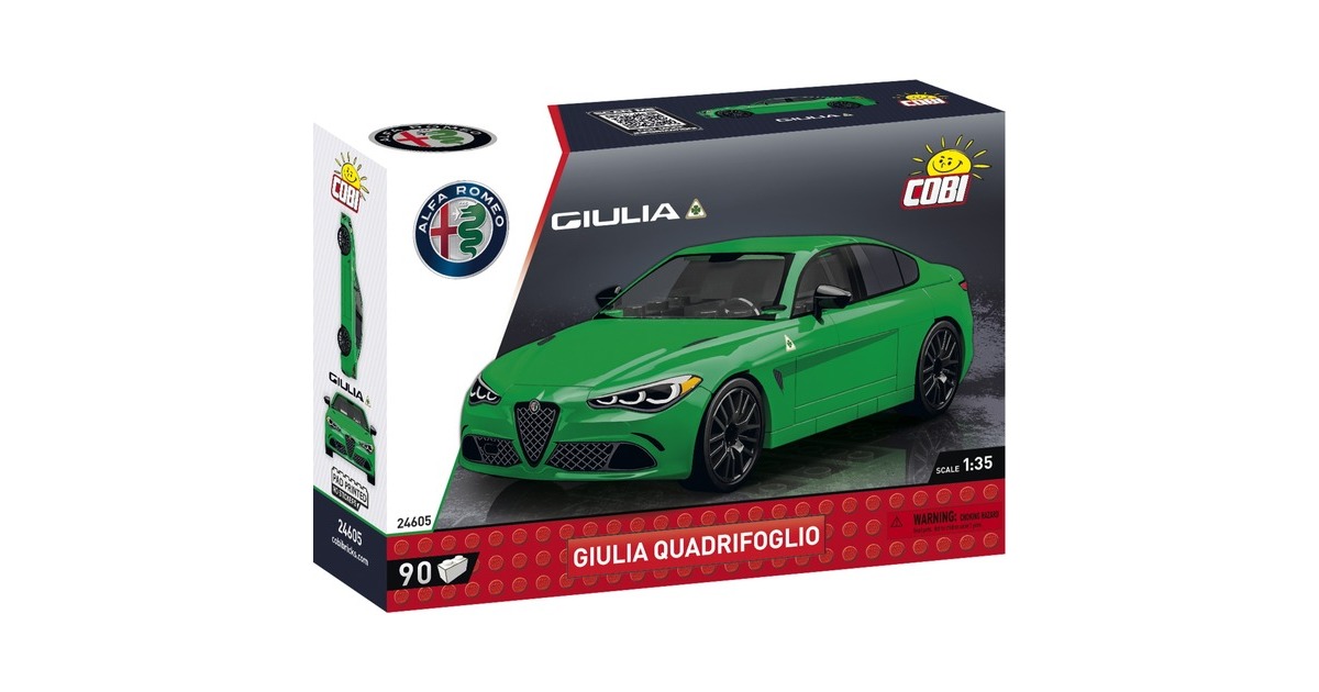 COBIAlfa Romeo Giulia Quadrifoglio Constructiespeelgoed  (Schaal 1:35)