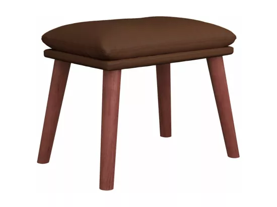 Repose-pied Marron 45x29,5x35 cm Similicuir