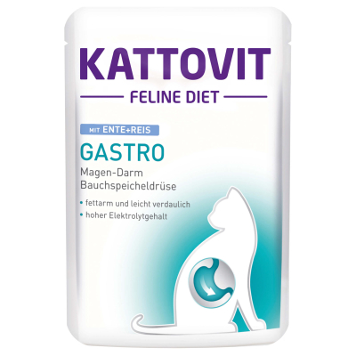 Kattovit Katzenfutter Gastro Ente & Reis 85g