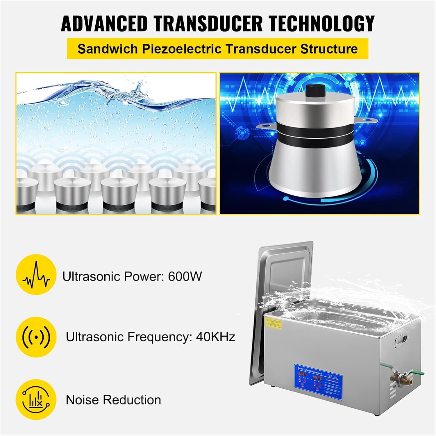 1.3L 2L 3L 6L 10L 15L 22L 30L Ultraschallreiniger Lave-Dishes Tragbare Waschmaschine Geschirrspüler Ultraschall Haushaltsgeräte einfach zu bedienen(1.3L)