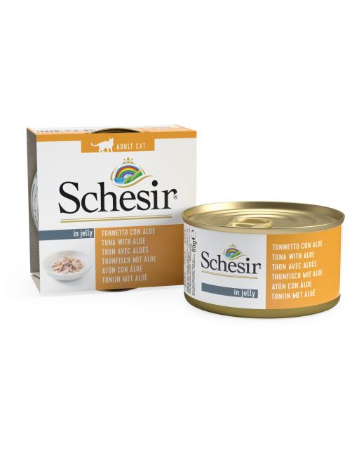 Schesir Kat Blik Gelei Vis 85 g - Kattenvoer