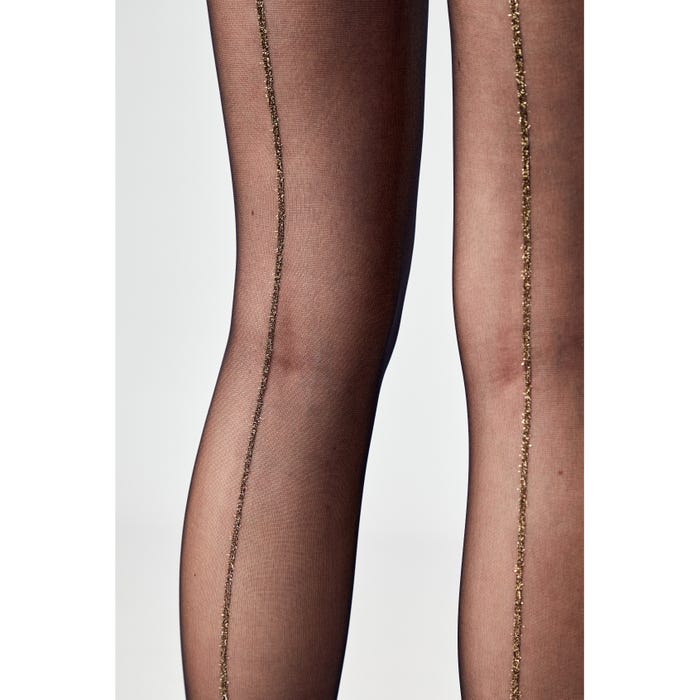Emilio Cavallini-Panty met metallic naad 20 DEN