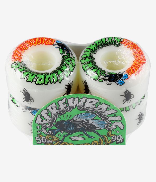 Santa Cruz Screw Balls Speed Balls Slime Balls Rollen (white) 56mm 99A 4er Pack