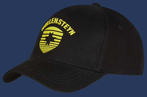 Stripe Cap Baumwolle, Black/Yellow