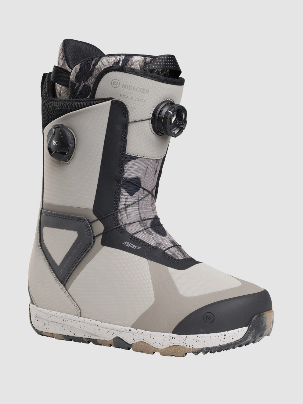 Nidecker Ejack Kita BOA 2025 Snowboard Boots camo