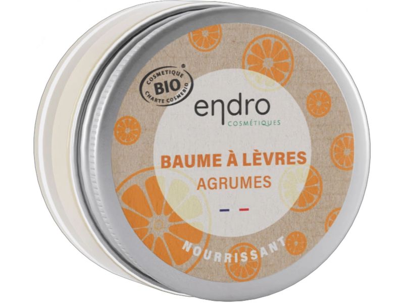 endro Lippenbalsam Zitrusfrüchte 15 ml Natürlicher Lippenbalsam für trockene oder rissige Lippen