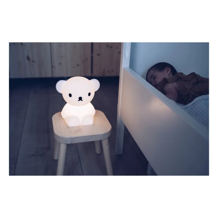 Mr Maria Veilleuse Boris en silicone souple | Blanc