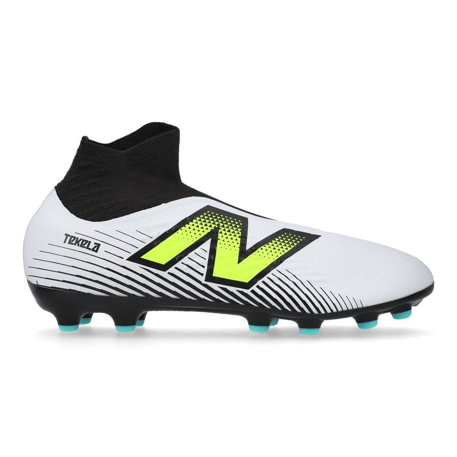 New Balance Tekela V4 Magia AG - Blanc/Violet/Jaune Fluo