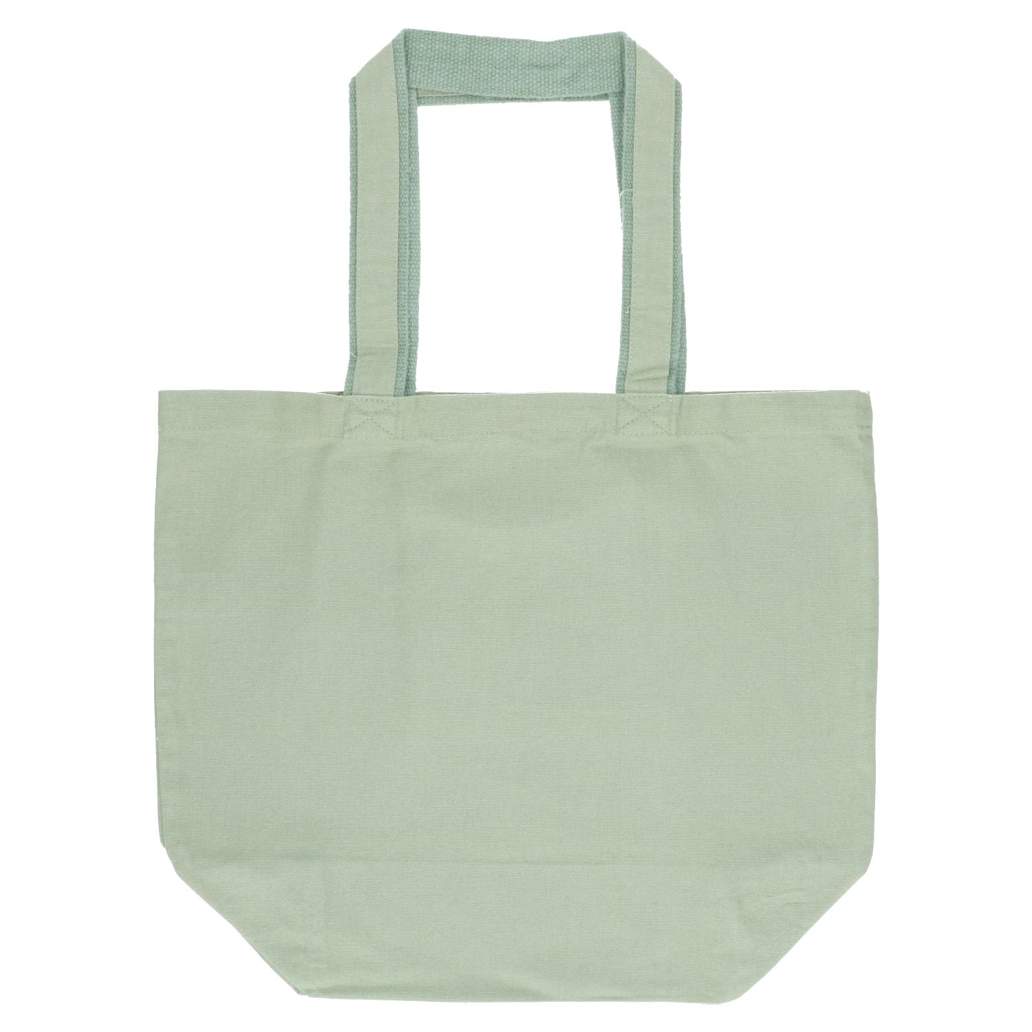 Shopper, bio-katoen, groen, 44 x 35 cm