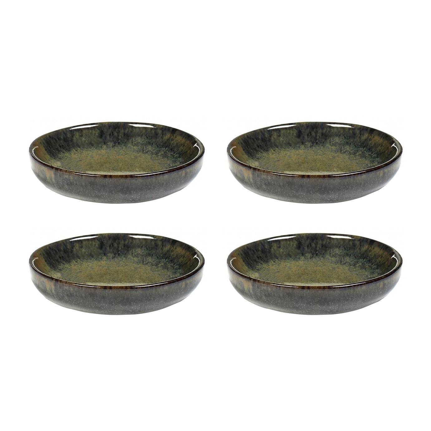 SERAX - Sergio Herman - Surface Olijfbordje 4 st. - Ã 9 cm - Indy Grey