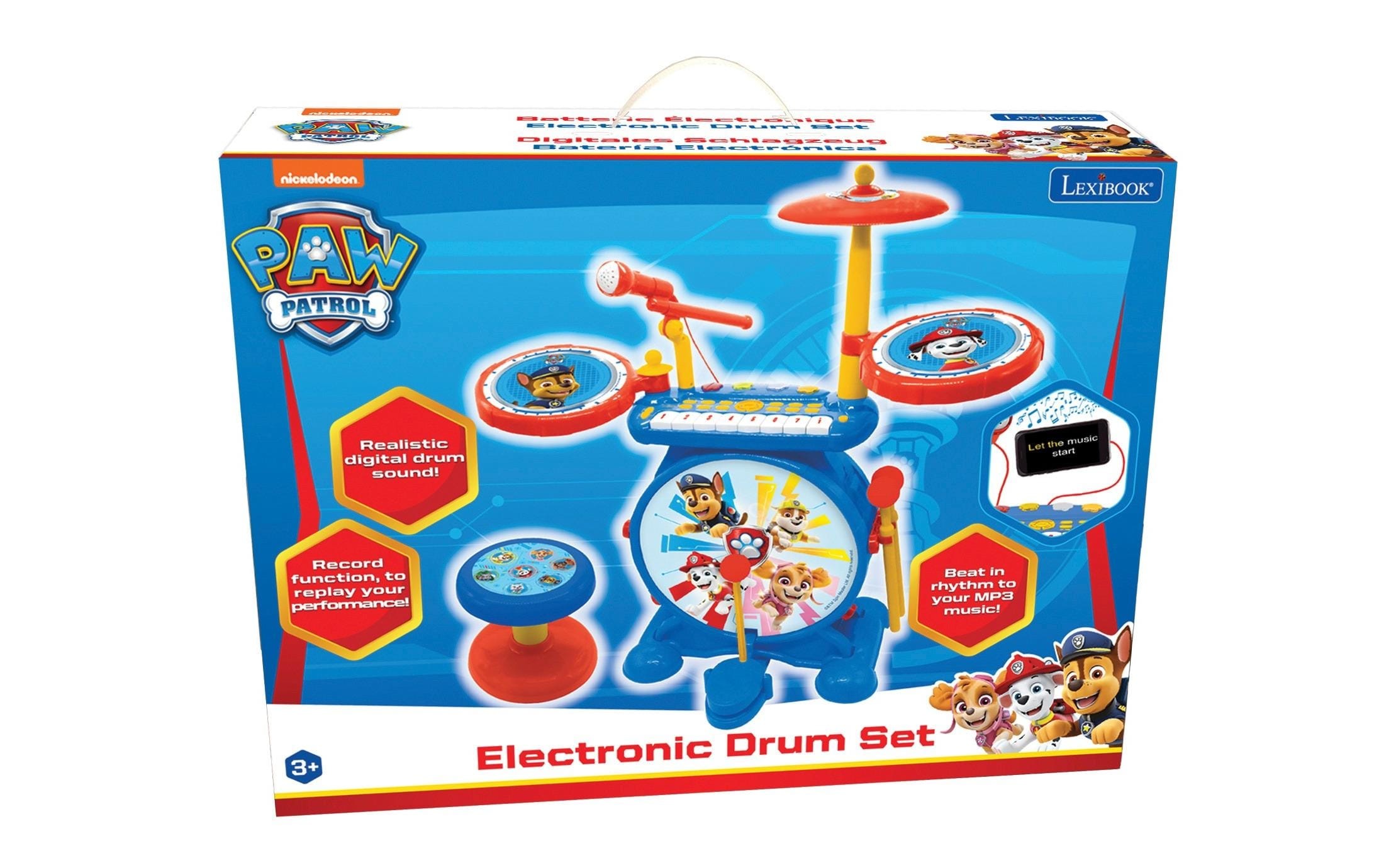 Lexibook® Spielzeug-Musikinstrument »Paw Patrol Elektronisches Schlagzeug«