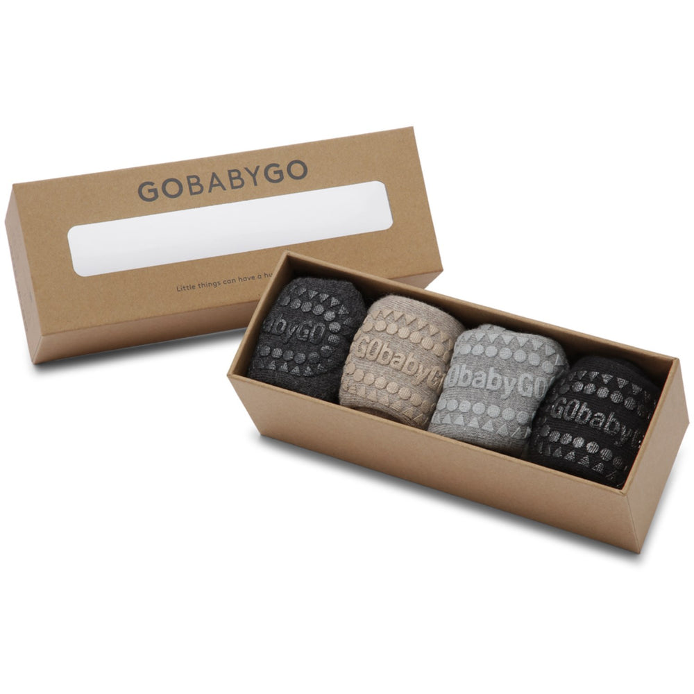 Køb Gobabygo Grey/Sand/Grey/Black Combo Box Organic Bomuld