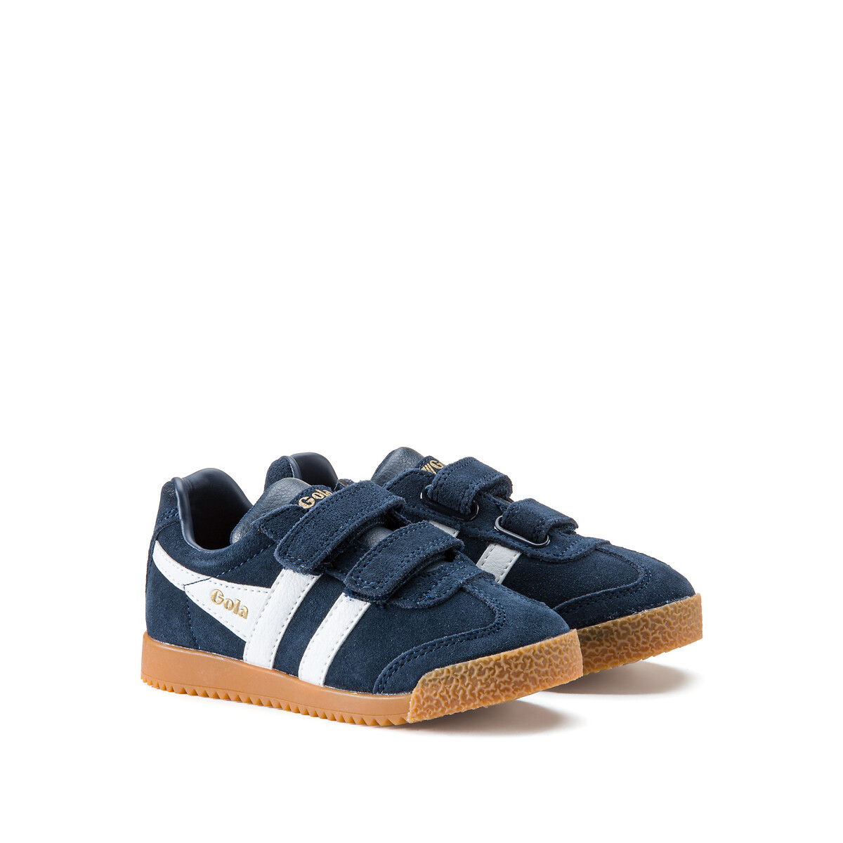 GOLA<br>Tênis de couro com tira de velcro estilo Harrier