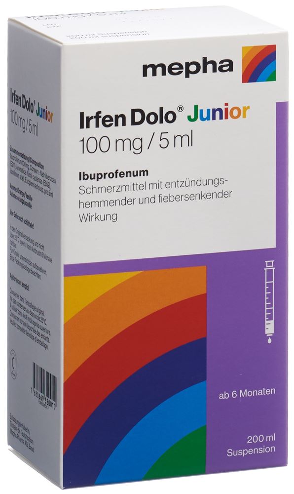 IRFEN Junior Susp 100 mg/5ml Fl 200 ml