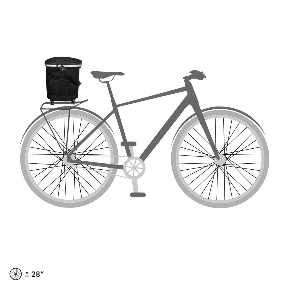 Ortlieb Up-Town Rack17,5l Fahrradkorb black