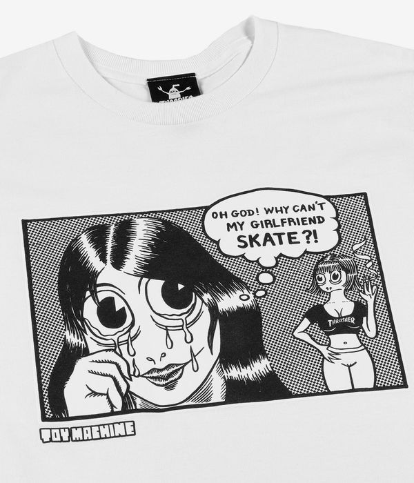 Thrasher x Toy Machine Girlfriend T-Shirt (white)