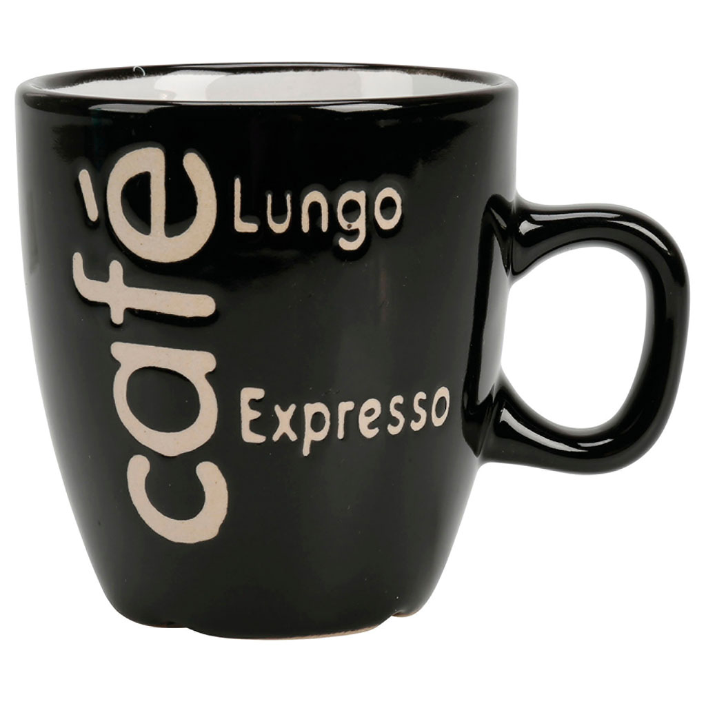 Tasse céramique noire 17cl