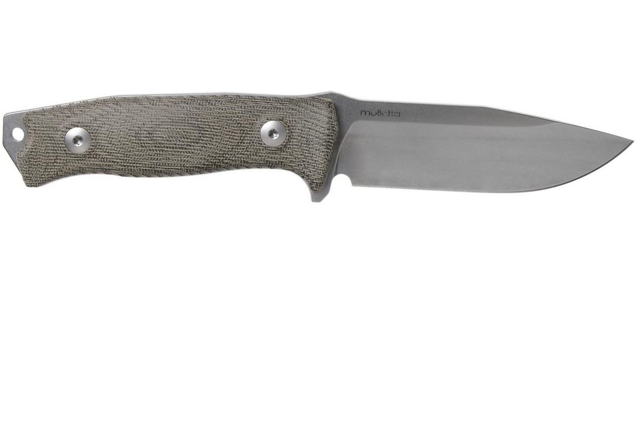 LionSteel M5 CPM 3V, Green Canvas Micarta, Knivesandtools Exclusive survivalmes