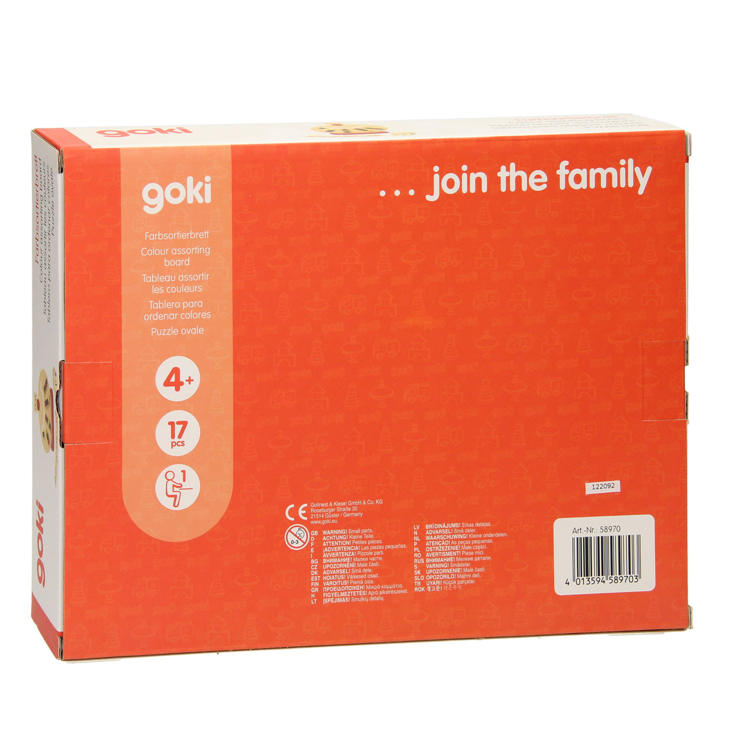 Goki Kleuren Sorteerspel
