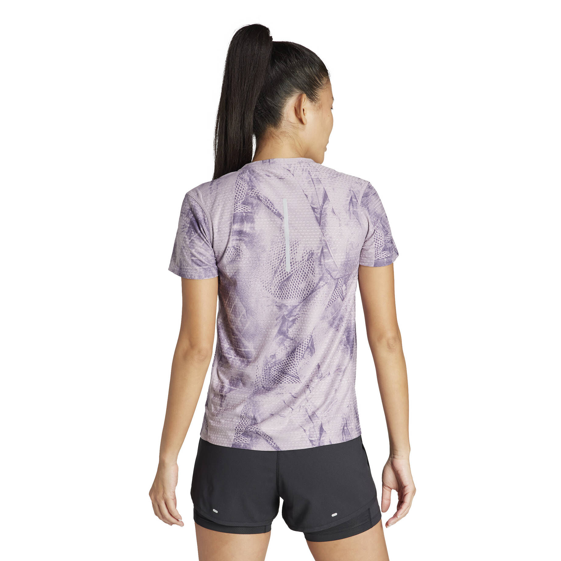 adidas Performance| Damen Laufshirt ULTIMATE ALL OVER PRINT HEAT.RDY TEE W