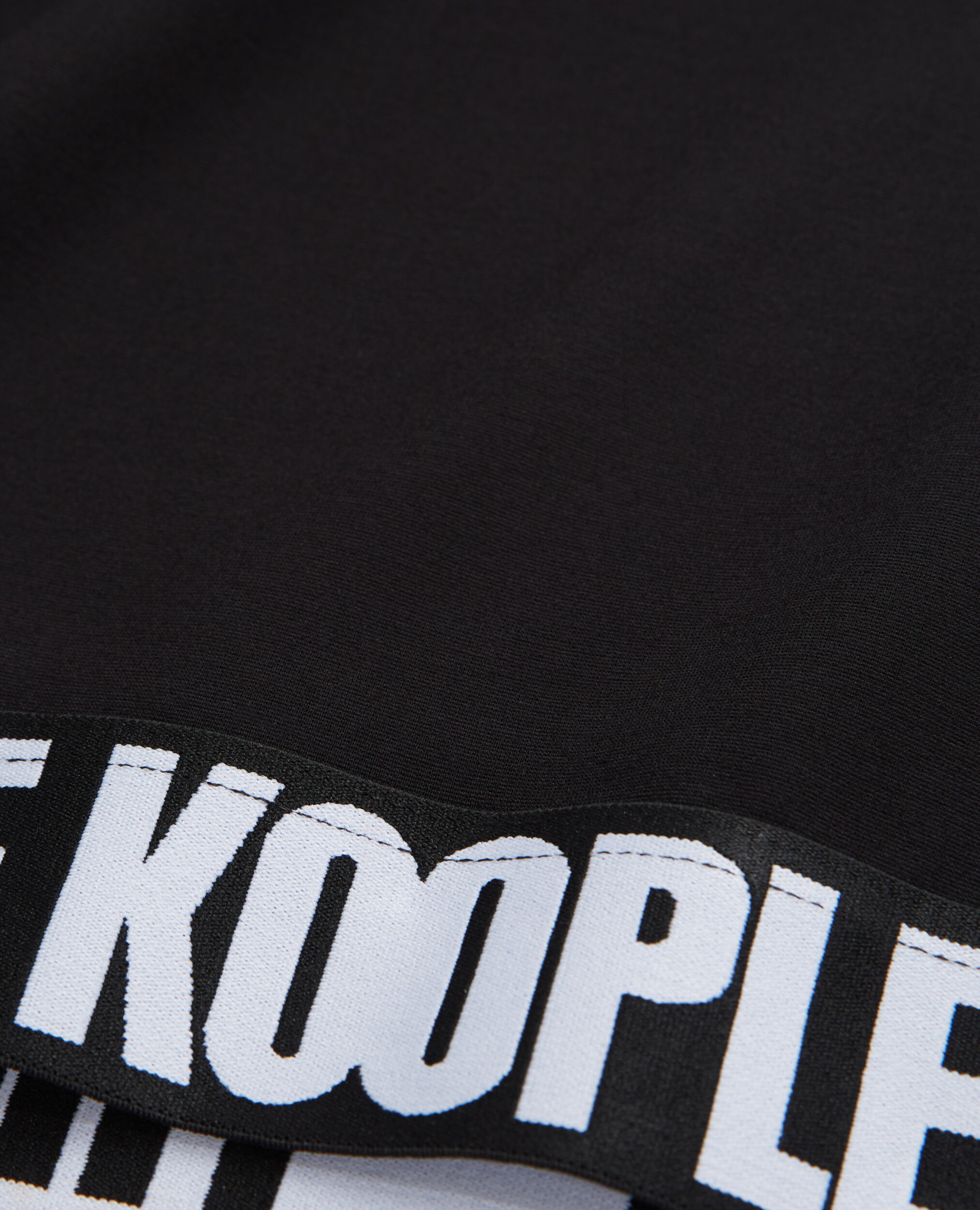 T-shirt court à logo noir
