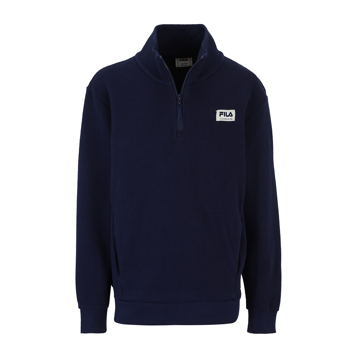 FILA<br>Suéter com gola alta e zíper