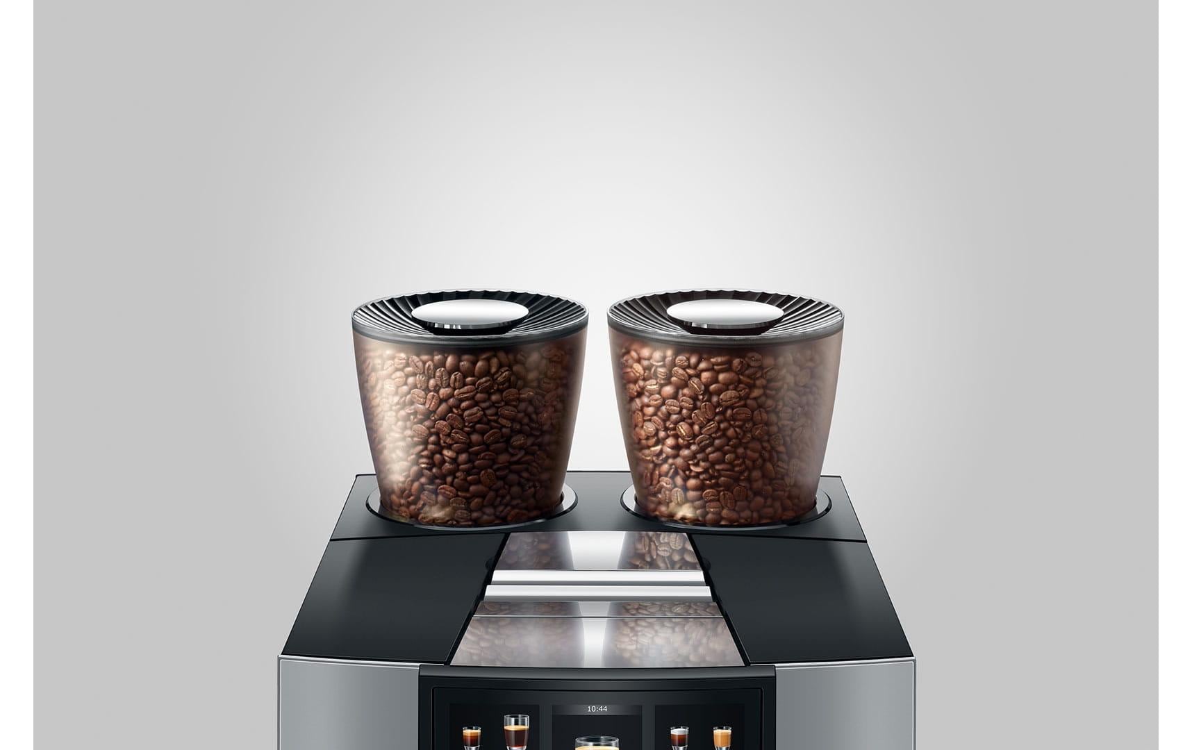 Kaffeevollautomat Giga W10 Diamond Silver<br>Zweitassen-Vollautomat mit Cold Brew auf Knopfdruck