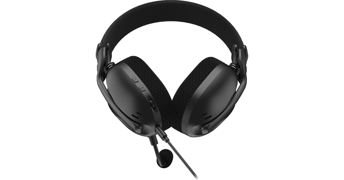 HatorHyperpunk 3 USB over-ear gaming headset  (Zwart, Virtual 7.1 Surround Sound, USB-A / USB-C / Bluetooth)