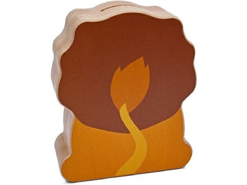 Weizenkorn Spardose Simba Löwe Sparbüchse aus Holz